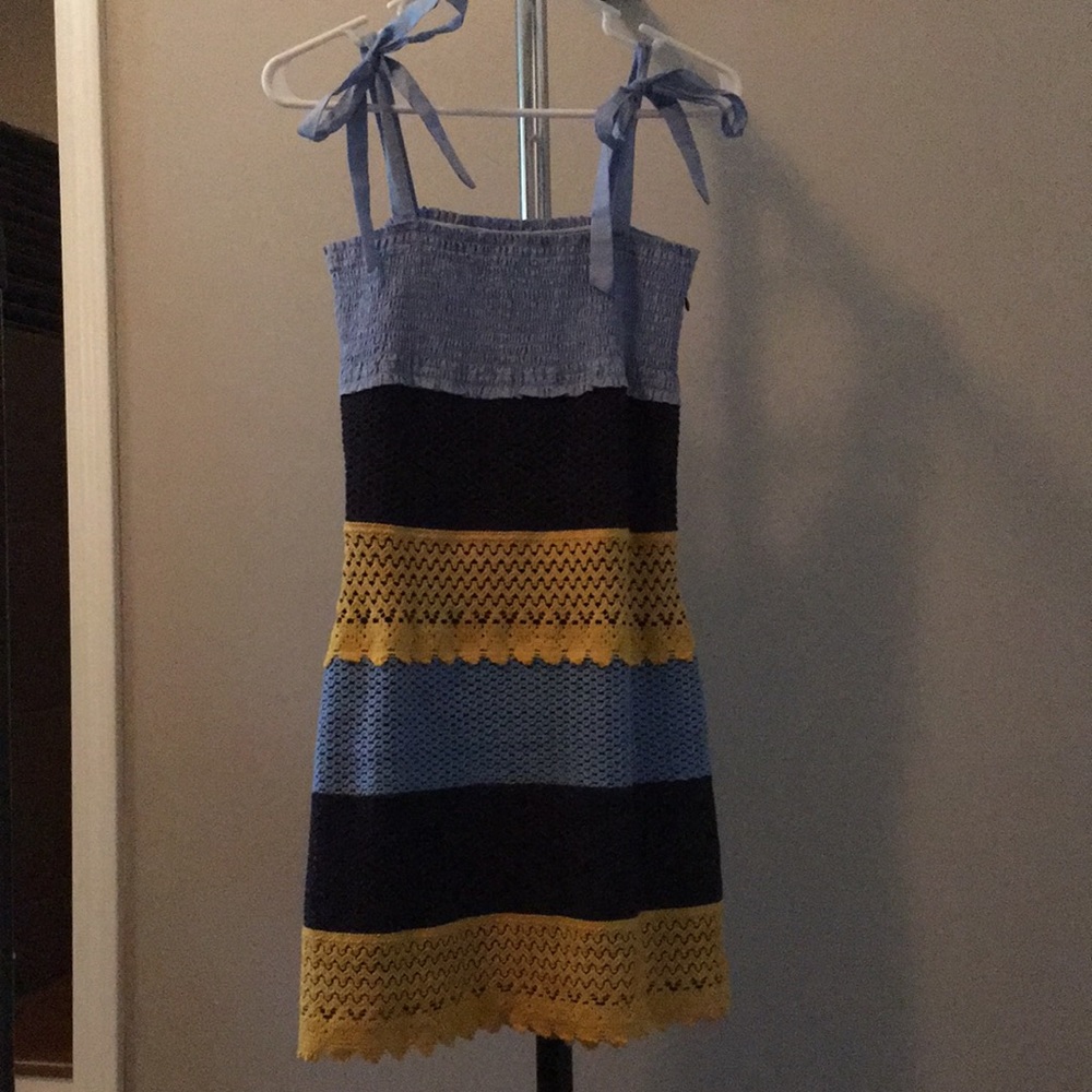 NWT Lulumari Crochet Overlay Dress, Size M